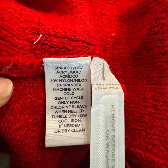 NWT Ann Taylor LOFT red Style 444554 Size LARGE - Picture 5 of 5